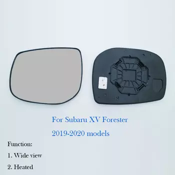 1 пара 2 шт., боковое зеркало заднего вида с подогревом, синие стеклянные линзы для Subaru Forester 2019-2022, широкоугольные антибликовые автомобильные зеркала