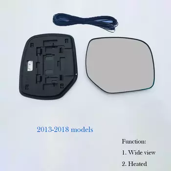 1 пара 2 шт., боковое зеркало заднего вида с подогревом, синие стеклянные линзы для Subaru Forester 2013-2018, широкоугольные антибликовые автомобильные зеркала