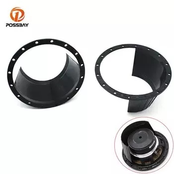 1 пара, 6,5 дюйма, колонки в машину аудио-динамик, кольцевые пластины, водонепроницаемая крышка, защита от ржавчины Pad, черный, красный, универсальные запасные части