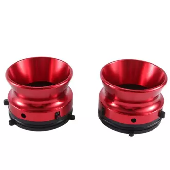 1 пара адаптеров для ступиц NAB, профессиональный полированный алюминиевый сплав, 10-дюймовый открывалка для Studer ReVox, Akai, Teac (красный)