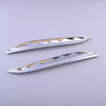 1 пара, автомобильная хромированная решетка вентиляционного отверстия для Suzuki Grand Vitara SUV 2006 2007 2008 2009 2010 2011-2013