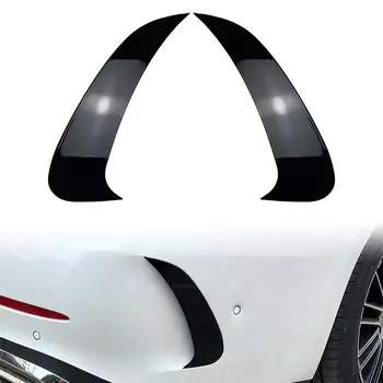 1 пара автомобильного заднего бампера, сплиттер, спойлер Canard, декоративная крышка для вентиляционного отверстия, накладка для Mercedes Benz C-class W206