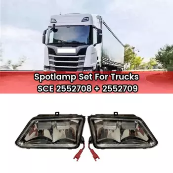 1 пара, Автомобильные противотуманные фары 24 В 2552708 2535366 для Scania, запчасти для грузовиков, противотуманные фары 2535367 2535366