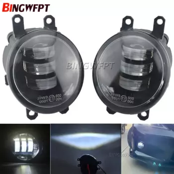 1 пара автомобильных противотуманных фар LED Devil Eye DRL H11 12V Стайлинг для Toyota RAV4 Highlander Corolla Camry Venza Tundra Tacoma Yaris Prius