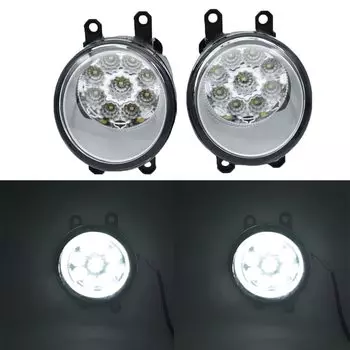 1 пара автомобильных противотуманных фар в сборе с противотуманной фарой и проводной кнопкой реле для Toyota Corolla 2011, японский тип Axio Fielder 2007