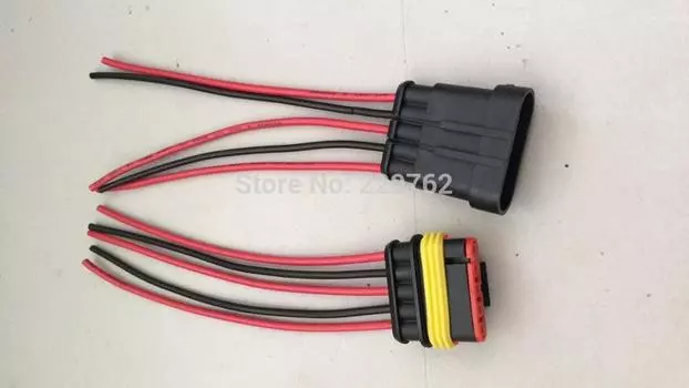 1 пара автомобильных проводов 1 2 3 4 5 6-контактный 1P 2P 3P 4P 5P автомобильный разъем «папа» и «мама» водонепроницаемый электрический разъем