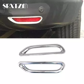 1 пара автомобильных Стайлингов, задняя противотуманная фара, крышка для Nissan Qashqai J11 2nd 2014 2015 2016, внешние аксессуары из АБС-пластика