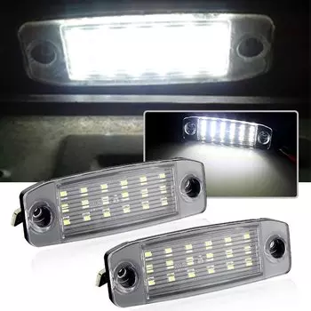 1 пара автомобильных светодиодных светильников номерного знака, лампа номерного знака для Hyundai Kia Sportage 2011-2013 SONATA 10 YF 10MY GF 10, автомобильный Стайлинг