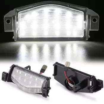 1 пара белых светодиодных задних номерных знаков без ошибок для Mazda 2 Mazda 3 автомобильные аксессуары