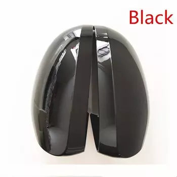 1 пара черных или белых автомобильных боковых зеркал для VW Tiguan Sharan Skoda Yeti, крышка зеркала заднего вида, автомобильные аксессуары, отделка