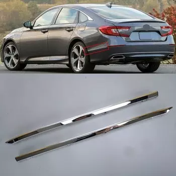 1 пара, декоративные полосы для заднего бампера Honda Accord 2018 2019 2020