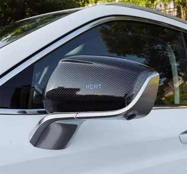 1 пара для Geely Tugella Xingyue FY11 2019-2021, автомобильное углеродное волокно, ABS, хромированный, задний вид, дверное боковое зеркало, крышка, крышка, оболочка