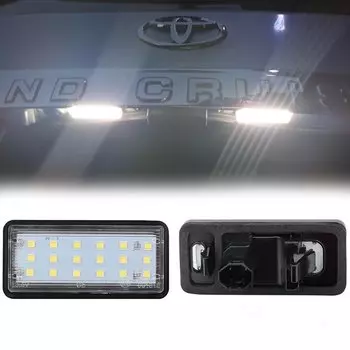 1 пара для Lexus LX470 LX570 GX470 Toyota J120 Land Cruiser Prado Mark X Reiz 4D задние светодиодные лампы освещения номерного знака
