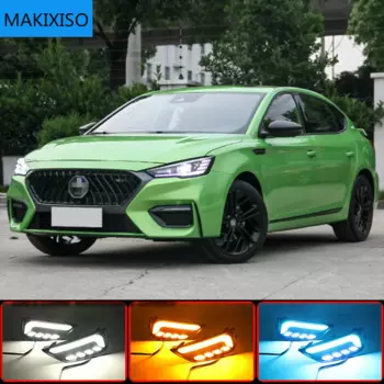 1 пара DRL для MG6 MG 6 2020, противотуманные фары, Автомобильные светодиодные дневные ходовые огни, белый желтый синий ходовой сигнал поворота