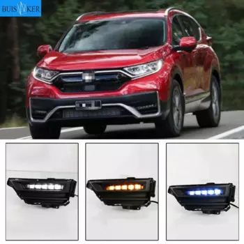 1 пара DRL Светодиодный дневной светильник бампер сигнальный светильник противотуманная фара для Honda Cr-V Crv 2020 2021