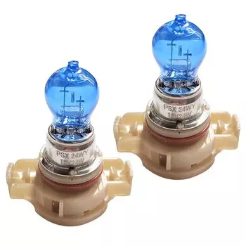 1 пара галогенных ламп PG20-7 2504 PSX24W для Jeep Grand Cherokee/Patriot/Compass дневные ходовые огни кварцевое стекло авто лампы