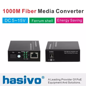 1 пара гигабитных оптоволоконных преобразователей rj45 UTP медиа преобразователь 1310/1550 волоконно-ethernet коммутатор волоконно-оптический преобразователь
