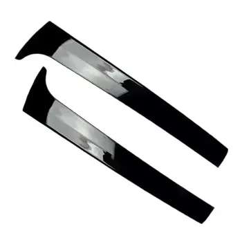 1 пара глянцевых черных боковых спойлеров на заднее окно для Volkswagen VW Touareg 2011-2017, заднее окно багажника, хвостовое крыло, комплект Bodykit, аксессуары