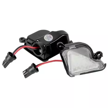 1 пара ламп для лужи для Skoda Superb 2, светодиодный светильник под боковым зеркалом, белый цвет