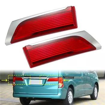 1 пара, левый и правый задний отражатель для Nissan NV200, стосветильник крышка заднего фонаря светильник задние фонари, крышка s, автомобильные внешние аксессуары