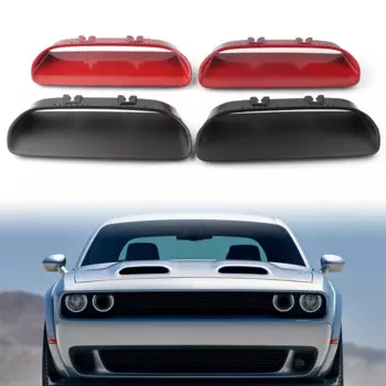 1 пара лицевой панели капота автомобиля, накладка на переднюю решетку для Dodge Challenger Redeye 2019-2020 68378081 АБ/ 68378080 АБ