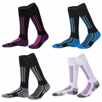 1 пара, лыжные носки из хлопка