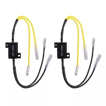 1 пара мото нагрузки декодирование резистор для светодиодный поворотник светильник для ремонта 25W 6.8Ohm