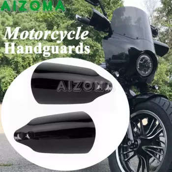 1 пара мотоциклетных ветрозащитных чехлов в клубном стиле для Harley Dyna Softail Road King Sportster, защита рук 1996-17