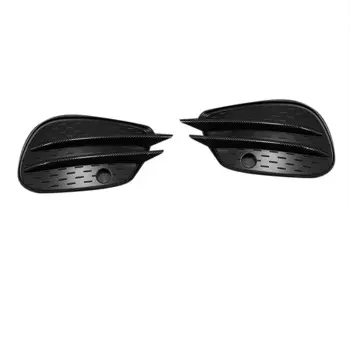 1 пара, накладки на передний бампер для противотуманных фар Mercedes Benz GLE GLS Class W166 X166 2015-2019 из углеродного волокна