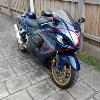 1 пара Неокрашенный Белый воздухозаборник обтекатель сырье подходит для SUZUKI HAYABUSA GSXR1300 2008-2018
