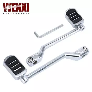 1 пара передних и задних рычагов с колышками переключения передач на пятках и ногах для Harley Davidson 86-17 FL Softail, 88-22 Touring WX-PSD11