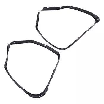 1 пара передних левых и правых фар автомобиля, уплотнительная лента, подходит для Porsche Cayenne 2011 2012 2013 2014, черная резина