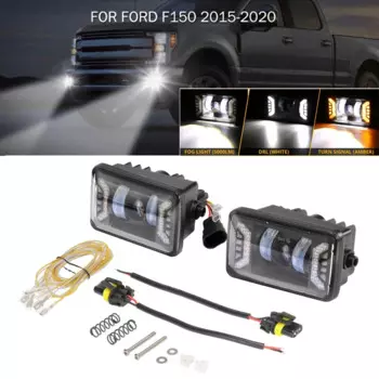 1 пара, передний бампер для автомобиля Ford F150 2015-2020