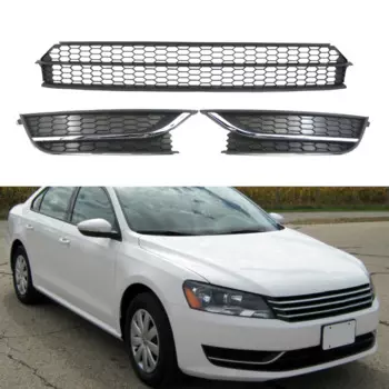1 пара, передний бампер для VW Passat 2012 2013 2014 2015