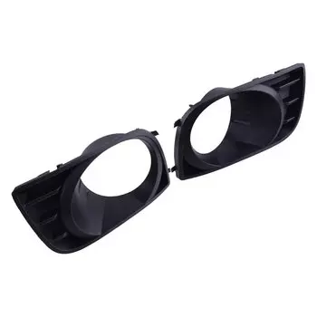 1 пара передний левый правый боковой бампер противотумансветильник накладка лампы рамка ободок подходит для Toyota Sequoia 2008-2017 814820C021 814810C021