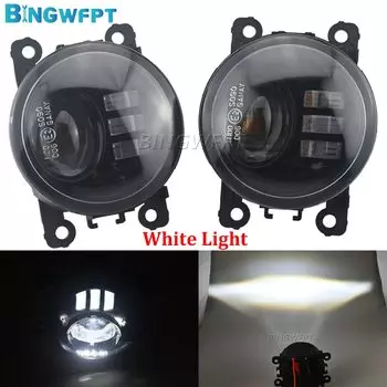 1 пара, противотуманные фонари для дневных ходовых огней, 12 В, 2018 лм