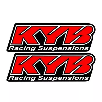 1 пара ПВХ Светоотражающая наклейка на вилку KYB подвеска шокер демпфер аксессуары для мотоциклов украшают значок наклейки