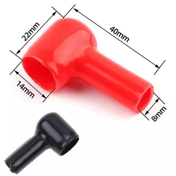 1 пара пылезащитных крышек для положительных и отрицательных электродов, соединитель для аккумулятора, защитная крышка, изоляционная Крышка для клемм аккумулятора