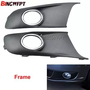 1 пара рамки противотуманных фар для VW Golf 6 для Jetta 6 Caddy Touran Tiguan, автомобильный Стайлинг