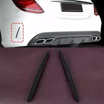 1 пара, решетка для бампера Mercedes-Benz W205 C-Class C63 AMG 2058850053 2058850153 2015 2013 2014