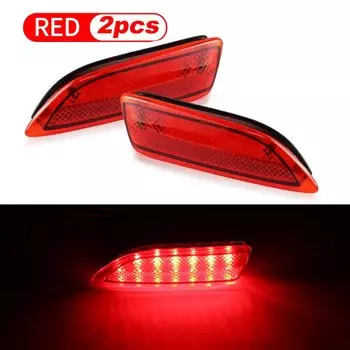 1 пара светодиодных отражателей заднего бампера для Toyota Corolla 2011 2012 2013 для Lexus CT200h, задний стоп-сигнал, стоп-сигнал, противотуманная фара