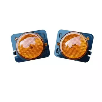 1 пара светодиодный ных боковых ламп для переднего крыла светильник воротный сигнал для Wrangler-JK 2007-2015, габаритные огни, габаритные огни s