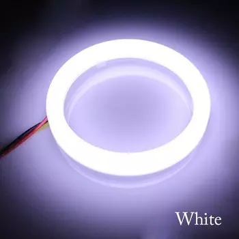 1 пара светодиодный ных ламп «ангельские глазки», кольцевая лампа с ореолом, Автомобильные дневные ходовые огни, противотуманные фары, 12 В, светильник фары для стайлинга s