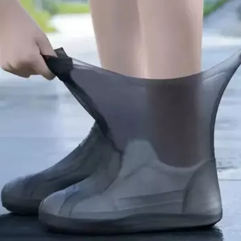 1 пара удобных легких водонепроницаемых чехлов для обуви унисекс, утолщенные и износостойкие непромокаемые чехлы для обуви, чехлы для обуви от дождя