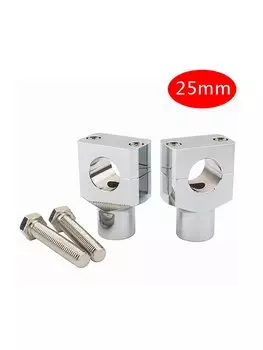 1 пара, универсальные алюминиевые крепления на руль мотоцикла, 22 мм, 25 мм