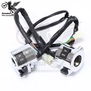 1 пара, универсальный переключатель на руль мотоцикла, 25 мм, 1 дюйм