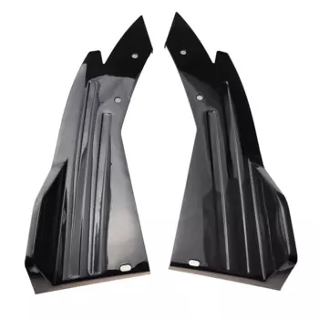 1 пара Универсальный Спойлер для заднего бампера утюжок плавный диффузор крыло боковая юбка губа крыло отделка оберточный угол разделитель защитный