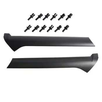 1 пара внешнего лобового стекла переднего лобового стекла, молдинг правой и левой стороны для Land Rover Discovery 2 1999-2004 DCB500060PMA DCB500070PMA