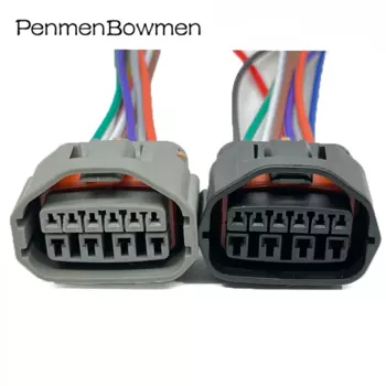 1 комплект, 10-контактный автомобильный замок коробки передач, автоматический замок переключения передач, электрические разъемы, жгут проводов MG 641288 -4 7283-8700-30 для Hyundai KIA