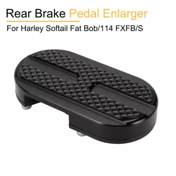 1 шт., черная задняя педаль тормоза, увеличитель для Harley Softail Fat Bob FXFB/S 2018+, алюминий